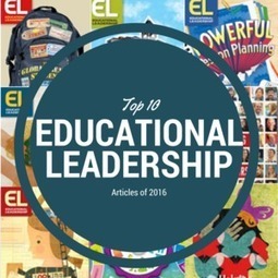 &raquo; Top 10 Educational Leadership Articles of 2016ASCD Inservice | Future Focused Teaching and Learning | Scoop.it