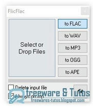 FlicFlac Audio Converter : un logiciel portable minimaliste pour convertir ses fichiers audio | Freewares | Scoop.it