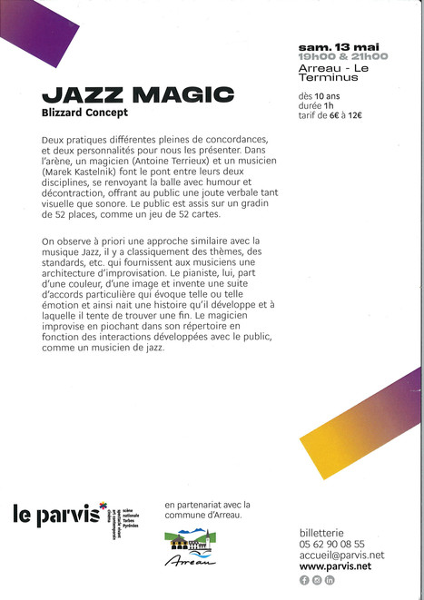Jazz Magic à Arreau le 13 mai | Vallées d'Aure & Louron - Pyrénées | Scoop.it