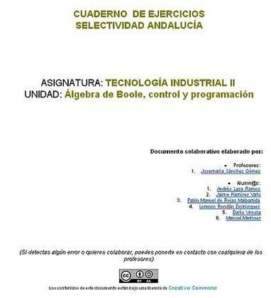 Temario Tecnología Industrial II en formato HTML o eXeLearning | tecno4 | Scoop.it