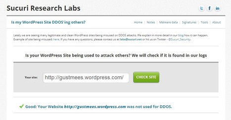 Sucuri Security: Is your WordPress Site being used to attack others? | 21st Century Learning and Teaching | Scoop.it