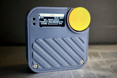 FoBE IDEA Mesh Tracker C1 - An nRF52840-based LoRa GPS tracker with sensors, OLED, knob, and more - CNX Software | Embedded Systems News | Scoop.it