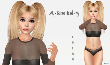 Shape For LAQ Bento Head Ivy 7L Promo by Emeno | Teleport Hub - Second Life Deals | Second Life Freebies | Scoop.it