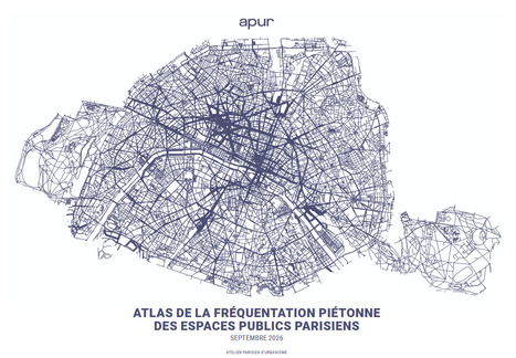 Atlas de la fr&eacute;quentation pi&eacute;tonne des espaces parisiens | Veille "Villes de demain" | Scoop.it