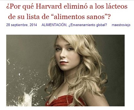 ¿Por qué Harvard eliminó a los lácteos de su lista de “alimentos sanos”? | PIENSA en VERDE | Scoop.it