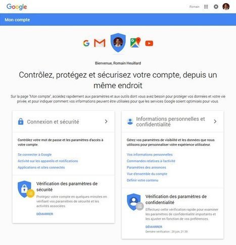 Domptez Google : comment régler ses paramètres de confidentialité | Education & Numérique | Scoop.it