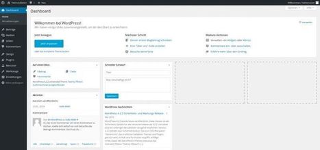 WordPress Dashboard – Das Backend von WordPress im Überblick | Wordpress-Webdesign | Scoop.it