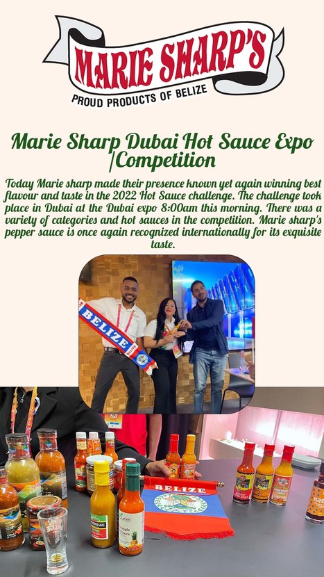 Marie Sharp's Wins Hot Sauce Competition | Cayo Scoop!  The Ecology of Cayo Culture | Scoop.it