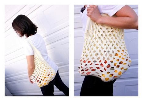 delia creates: Green...Easy Knit Produce Bag | DIY (Do It Yourself) | Scoop.it