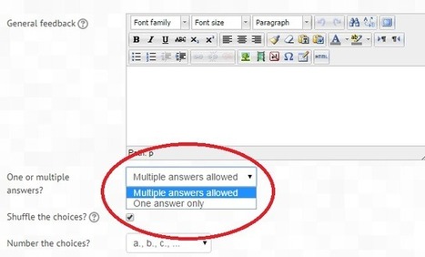 All or Nothing Multiple Choice Question type available | Moodle and Web 2.0 | Scoop.it