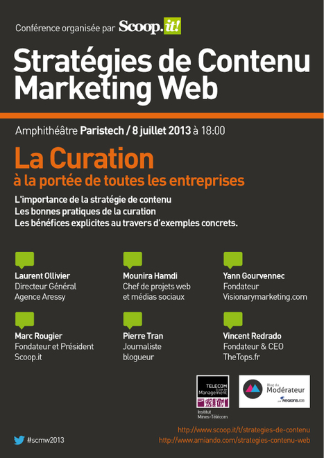 Conf&eacute;rence Strat&eacute;gies de Contenu Marketing Web | Jerome DEISS | Scoop.it