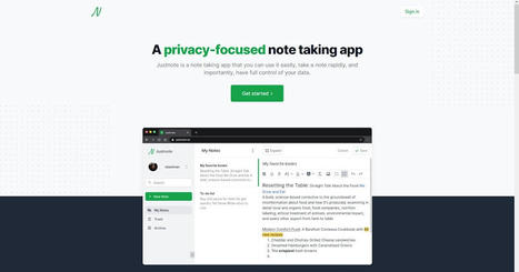 Justnote : une application de prise de notes axée sur le respect de la vie privée et construite sur Stacks | Freewares | Scoop.it