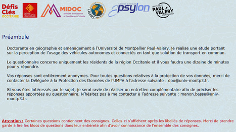 Enqu&ecirc;te sur les pratiques de mobilit&eacute;, l&rsquo;autosolisme et la perception des solutions de mobilit&eacute; autonome&nbsp; | Vall&eacute;es d'Aure & Louron - Pyr&eacute;n&eacute;es | Scoop.it