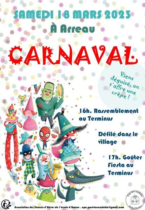 Carnaval des enfants à Arreau le 18 mars | Vallées d'Aure & Louron - Pyrénées | Scoop.it