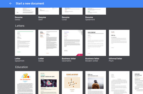 New Template Gallery for Google Drive | Time to Learn | Scoop.it