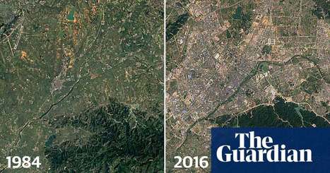 The great sprawl of China: timelapse images reveal 30-year growth of cities | Cities | The Guardian | Stage 5  Changing Places | Scoop.it
