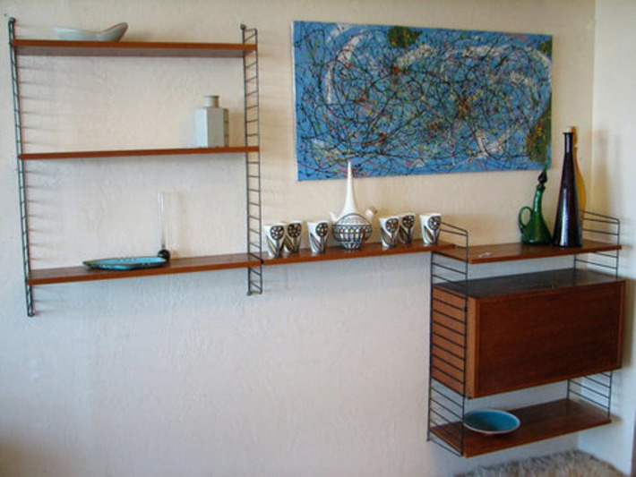 50's Swedish String Wall Unit  mid century by dejavulongbeach | Antiques & Vintage Collectibles | Scoop.it