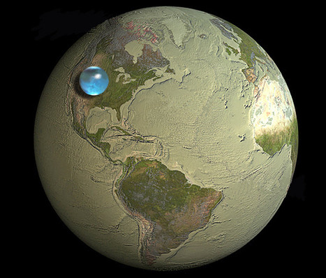 NASA: How much water is on Planet Earth? Visualization: All water bunched up to a single ball [photo] | Ordenación del Territorio | Scoop.it