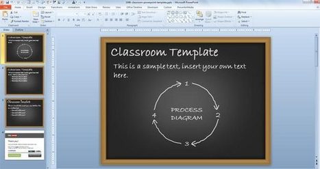 Classroom PowerPoint Template | Free Business PowerPoint Templates | Scoop.it