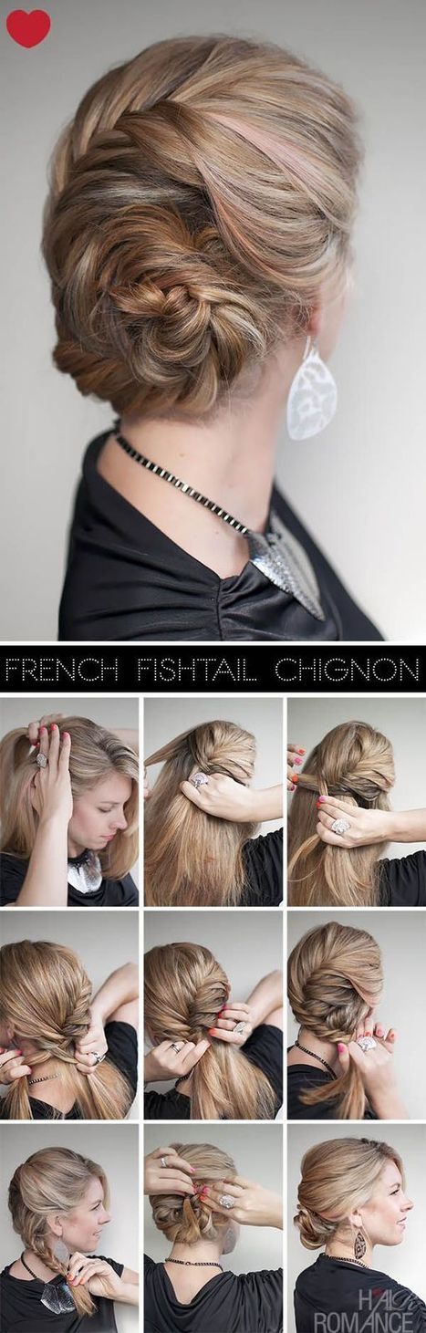 Party And Casual Hair Buns Step By Step Tutoria
