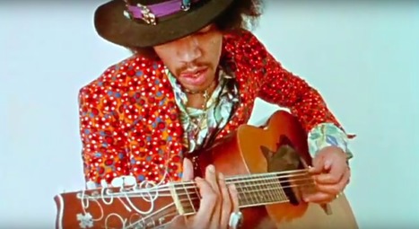 Jimi Hendrix Plays the Delta Blues on a 12-String Acoustic Guitar in 1968, and Jams with His Blues Idols, Buddy Guy & B.B. King | IELTS, ESP, EAP and CALL | Scoop.it