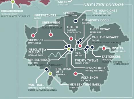 Designer Creates Map Of TV Shows Set In London | IELTS, ESP, EAP and CALL | Scoop.it