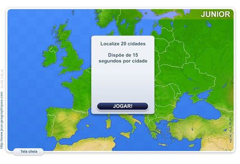 Jogos de Geografia- Cidades de Europa Junior - (localizar  20 cidades) | A BRINCAR TAMB&Eacute;M SE APRENDE | Scoop.it
