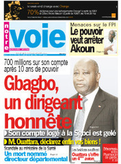 La liberté de la presse en difficulté sous Ouattara: Notre Voie et Bôl’kotch suspendus | Actualités Afrique | Scoop.it