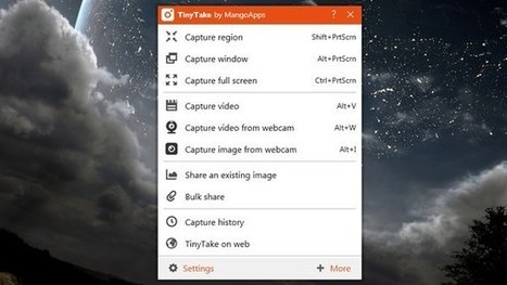 TinyTake, capturas de pantalla y screencasts gratis incluso desde la webcam (Windows) | IKT tresnak | Scoop.it