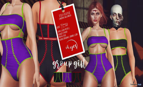 Halloween Lingerie October 2021 Group Gift by Oh-Yes | Teleport Hub - Second Life Freebies | Second Life Freebies | Scoop.it