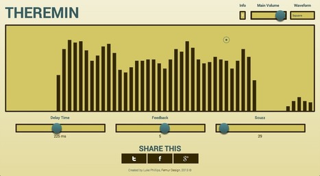 Theremin - interactive touch audio synthesizer | Music Music Music | Scoop.it