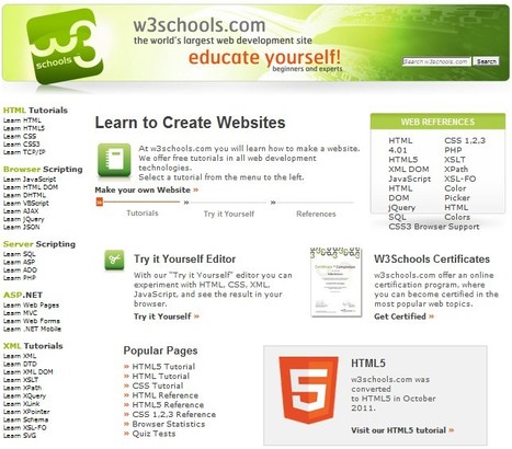 W3Schools Online Web Tutorials | Free Tutorials in EN, FR, DE | Scoop.it