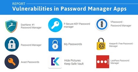 9 Popular Password Manager Apps Found Leaking Your Secrets | #CyberSecurity #Passwords #Awareness #Android | ICT Security-S&eacute;curit&eacute; PC et Internet | Scoop.it