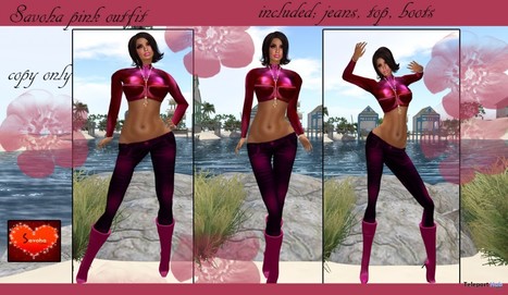 Pink Outfit 10L Promo by Savoha Creations | Teleport Hub - Second Life Freebies | Second Life Freebies | Scoop.it
