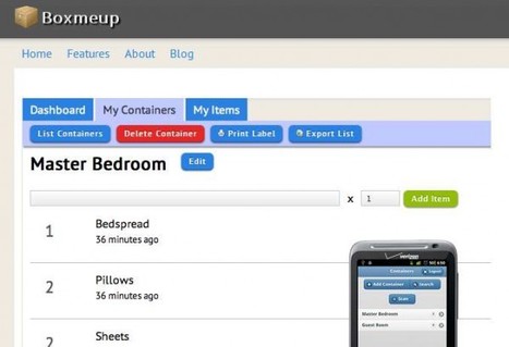 Boxmeup – Crear lista de elementos en cajas y obtener su código QR | Aplicaciones y Herramientas . Software de Diseño | Scoop.it