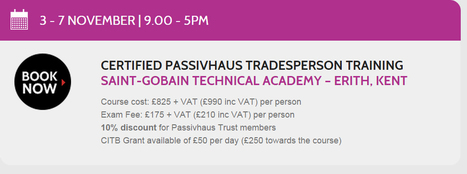 Passivhaus Tradesperson Course | Sustainable Construction | Scoop.it