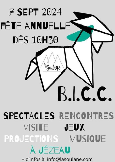 8ème B.I.C.C., fête annuelle de l'association et Tiers-lieu La Soulane, à Jézeau, samedi 7 septembre | Vallées d'Aure & Louron - Pyrénées | Scoop.it