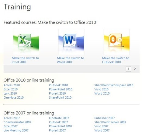 Training - Office.com | Free Tutorials in EN, FR, DE | Scoop.it