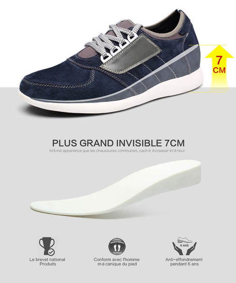 chaussures rehaussantes pour homme