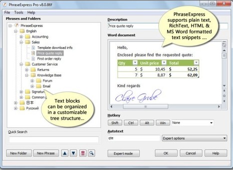 PhraseExpress | Best Freeware Software | Scoop.it