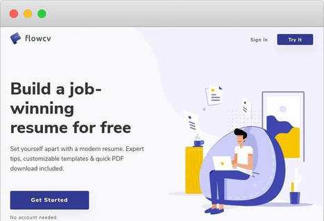 FlowCV: crea gratis un curriculum vitae impresionante | TIC & Educación | Scoop.it
