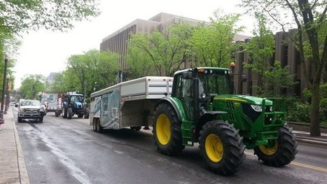 Canada : Des producteurs de lait en tracteurs de Québec à Ottawa | Lait de Normandie... et d'ailleurs | Scoop.it