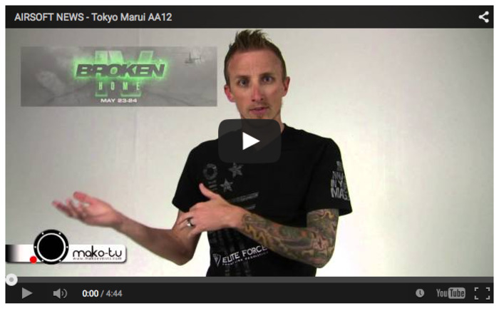 MAKO TV IS BACK! - BIG BOY/GIRL AIRSOFT NEWS - Tokyo Marui AA12 -YouTube | Thumpy's 3D House of Airsoft™ @ Scoop.it | Scoop.it