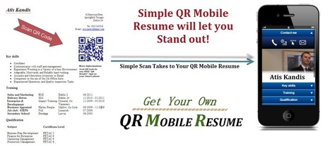 QR Mobile Resume | Effective Resumes | Scoop.it