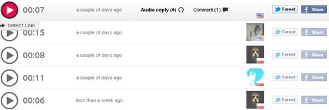Audiolip: Une sorte de Twitter audio | information analyst | Scoop.it