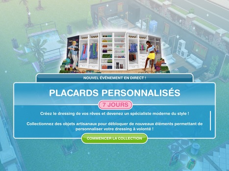 Sims FreePlay : Evénement Placards personnalisés << Jill Holmes sur L'UniverSims | Les Sims | Scoop.it