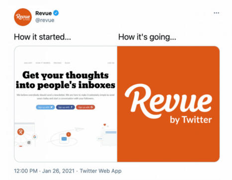 Twitter übernimmt den Newsletter-Dienst Revue | #Acquisitions #SocialMedia | 21st Century Innovative Technologies and Developments as also discoveries, curiosity ( insolite)... | Scoop.it