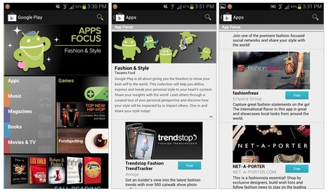 App Curation and Discovery: Google Introduces Topical Collections of Great Apps with "Apps Focus" in the Play Store | mlearn | Scoop.it