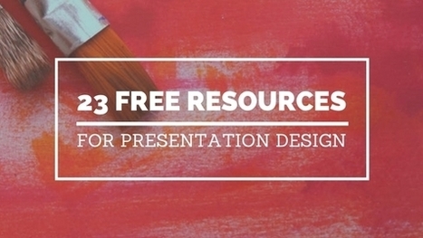 23 Free Resources For Presentation Design | Best | Scoop.it