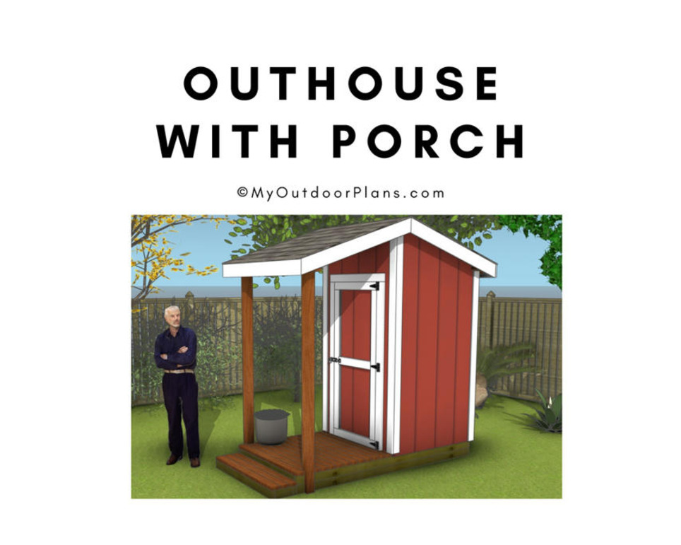 DIY Outhouse with Porch Plans | Garden Plans | Scoop.it